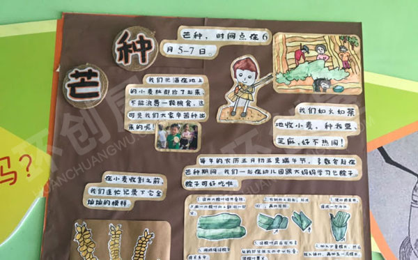 幼儿园楼梯展示二十四节气图片