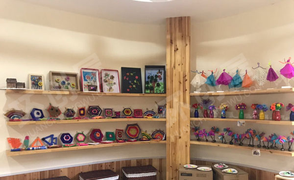 幼儿园作品展示编织图片