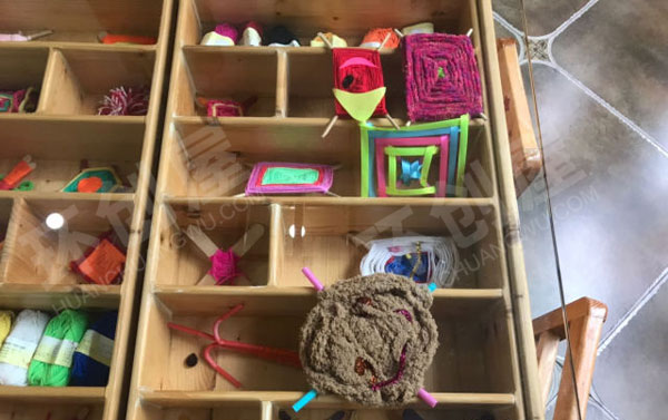 幼儿园作品展示编织图片