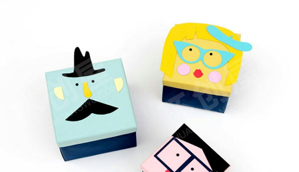 幼儿园作品展示萌翻你的纸巾盒图片