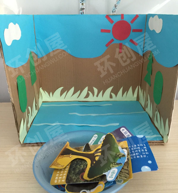 幼儿园科学区自制动物园图片