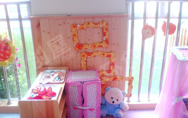 幼儿园小清新风格娃娃家图片