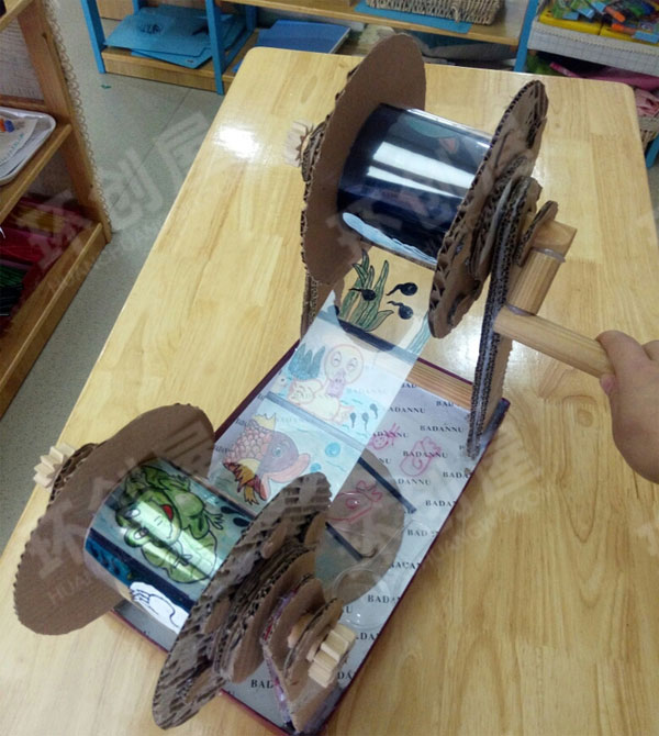 幼儿园表演区自制微型影院图片