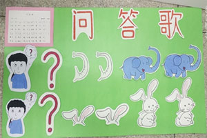 幼儿园表演区音乐图谱问答歌图片
