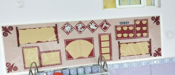 幼儿园墙面布置中国风环创图片