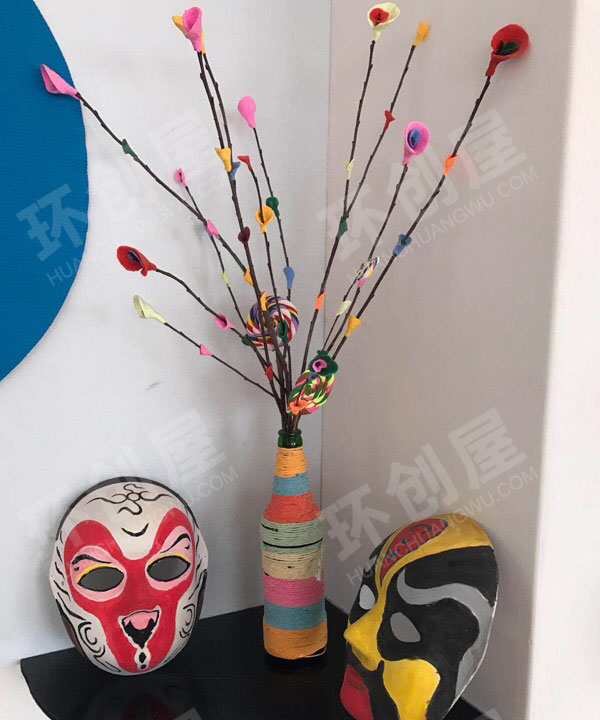 幼儿园简约的墙面装饰图片