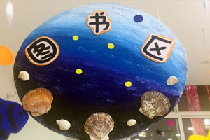幼儿园海洋风系列区域牌吊饰图片4张