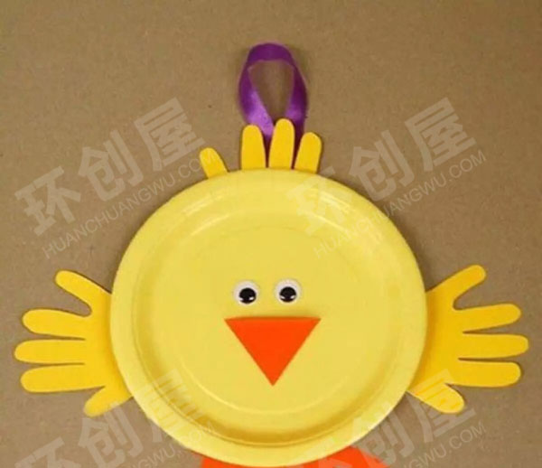 幼儿园作品展示纸盘手工图片