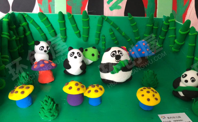 幼儿园艺术节作品展中国风图片