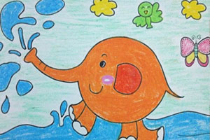幼儿园作品展示幼儿简笔画图片7张