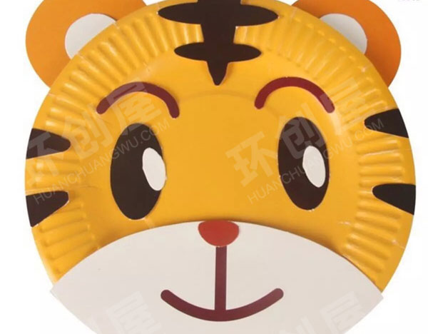幼儿园作品展示纸盘手工图片