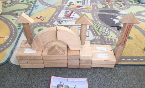 幼儿园建构区认识各国著名建筑物图片