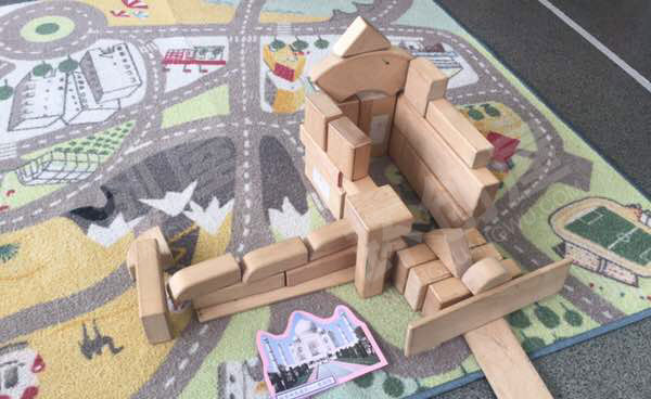 幼儿园建构区认识各国著名建筑物图片