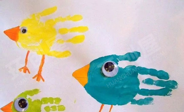 幼儿园美工区印画集图片