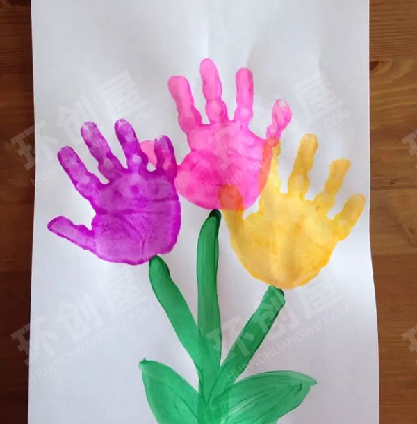幼儿园美工区印画集图片