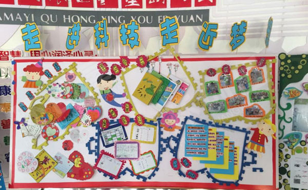幼儿园科学主题墙面图片