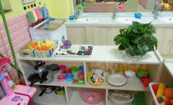 幼儿园角色游戏漂亮的娃娃家图片