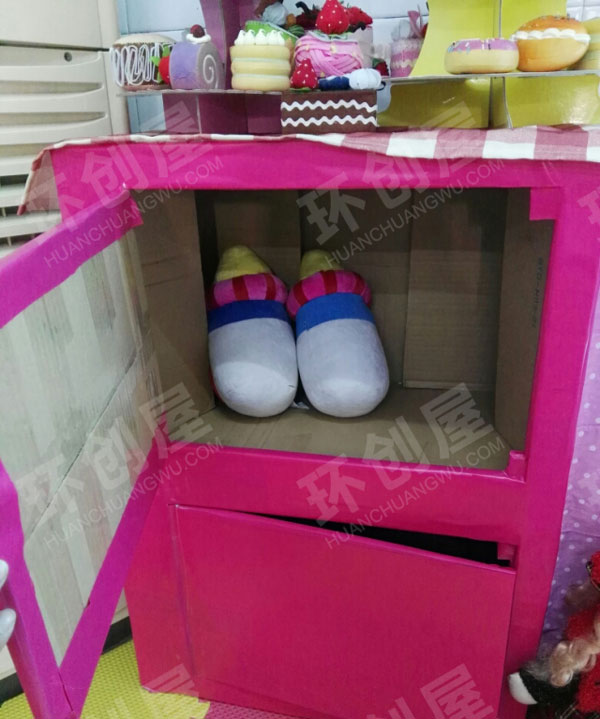 幼儿园角色游戏温馨娃娃家图片