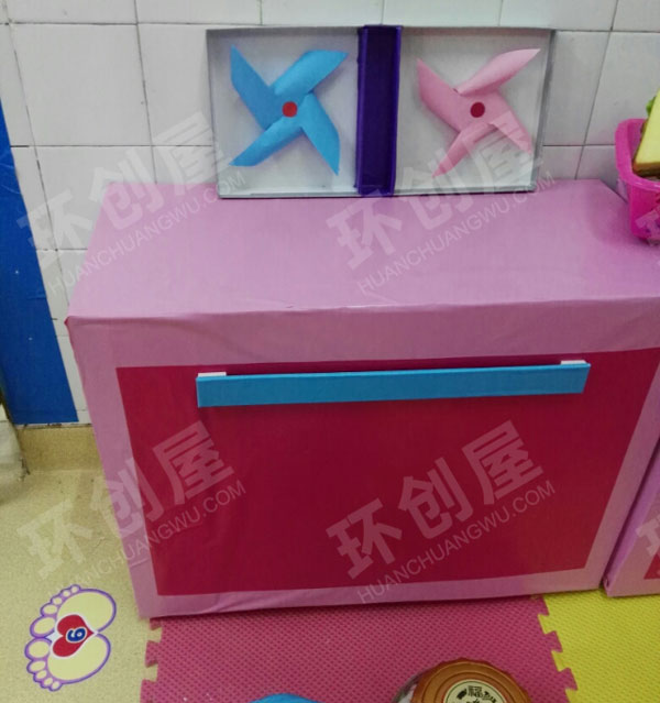幼儿园角色游戏温馨娃娃家图片