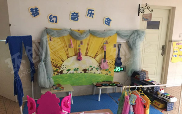 幼儿园表演区梦幻音乐会图片