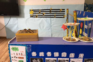 幼儿园废物利用表演区图片