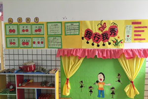 幼儿园表演区我型我秀图片