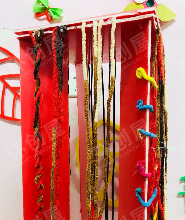 幼儿园环创益智区自制玩具图片