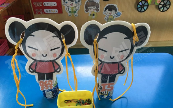 幼儿园益智区各种自制材料图片