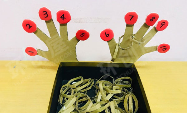 幼儿园环创益智区自制玩具图片