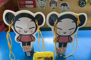 幼儿园益智区各种自制材料图片6张
