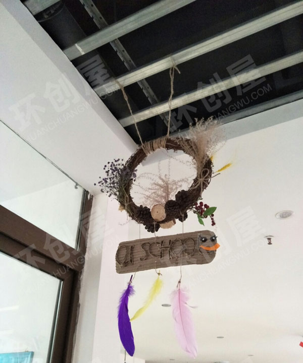 幼儿园吊饰小清新森系图片
