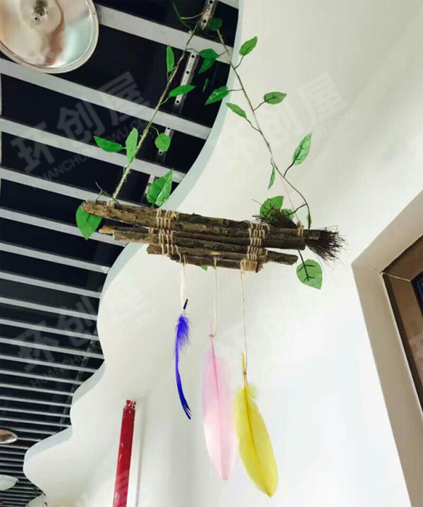 幼儿园吊饰小清新森系图片
