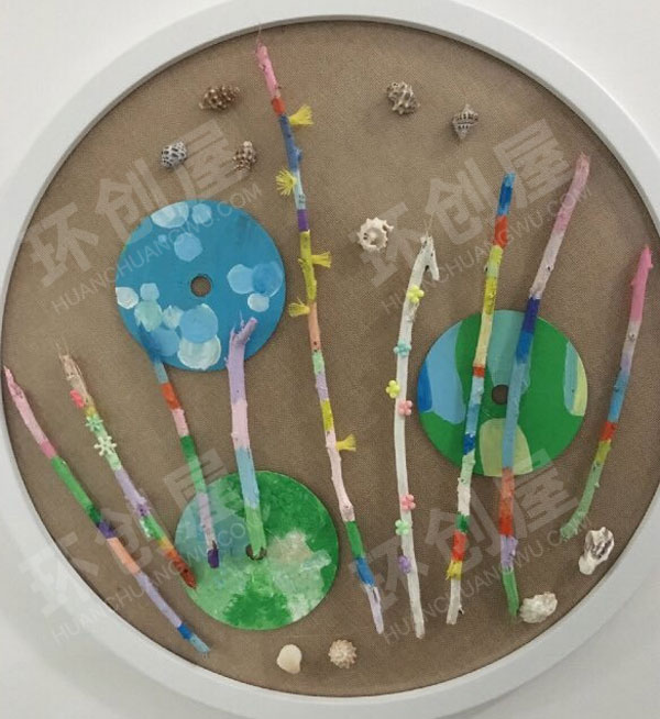 幼儿园简单可爱而精致的走廊布置图片