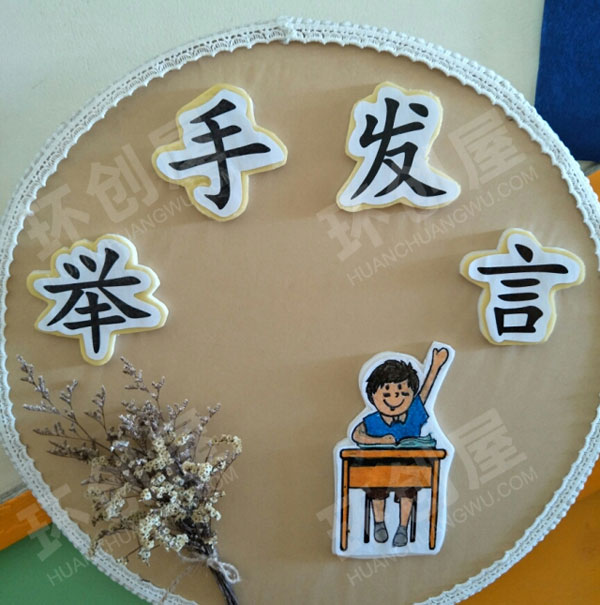 幼儿园楼梯布置礼仪墙饰图片