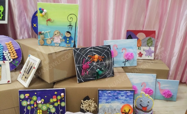 幼儿园童心童画趣味美术作品展图片