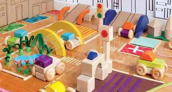 幼儿园环创让孩子爱上建构图片