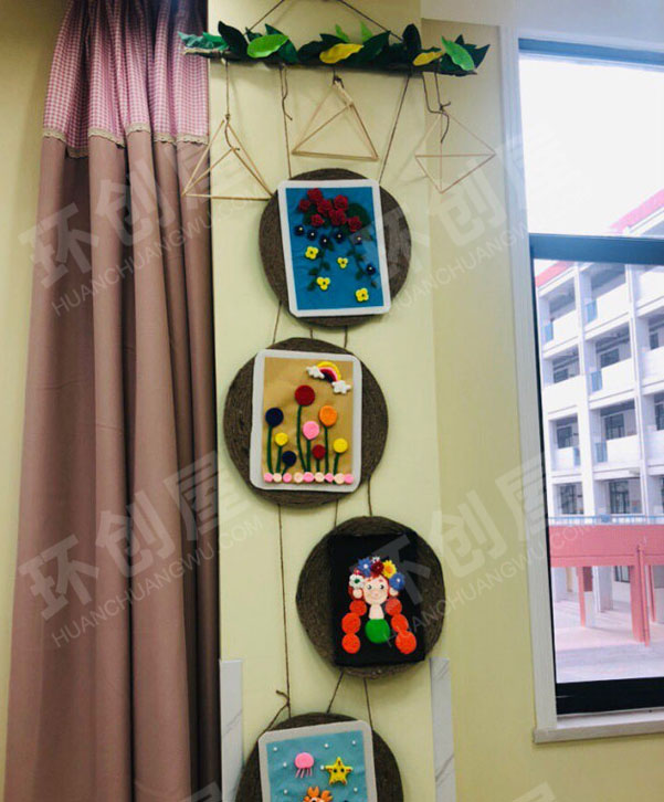 幼儿园美工室初步装饰图片