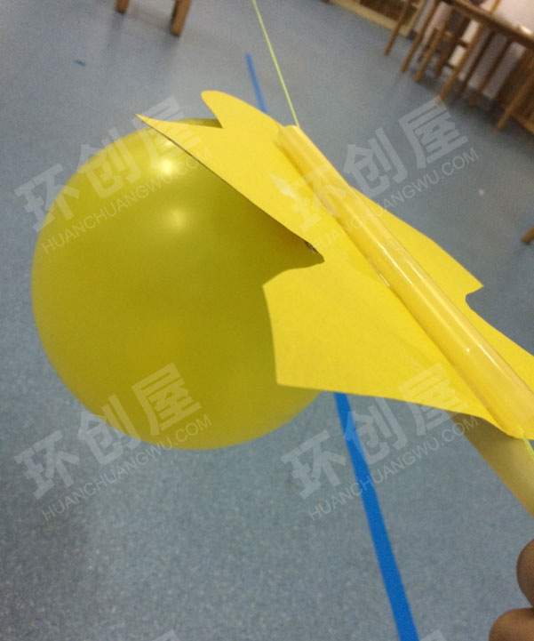 幼儿园科学区气球喷射器图片