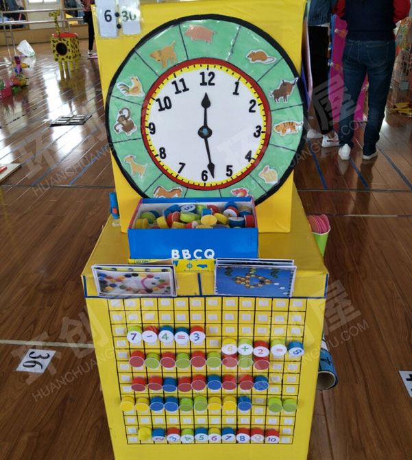 幼儿园益智区环创自制教玩具图片