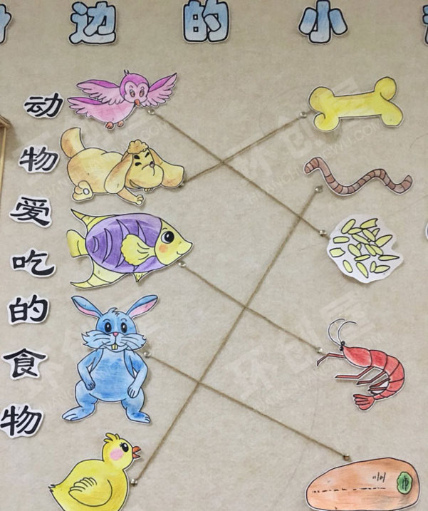 幼儿园环创我身边的小动物主题墙图片