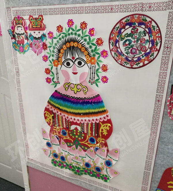 幼儿园最炫民族风墙面装饰图片