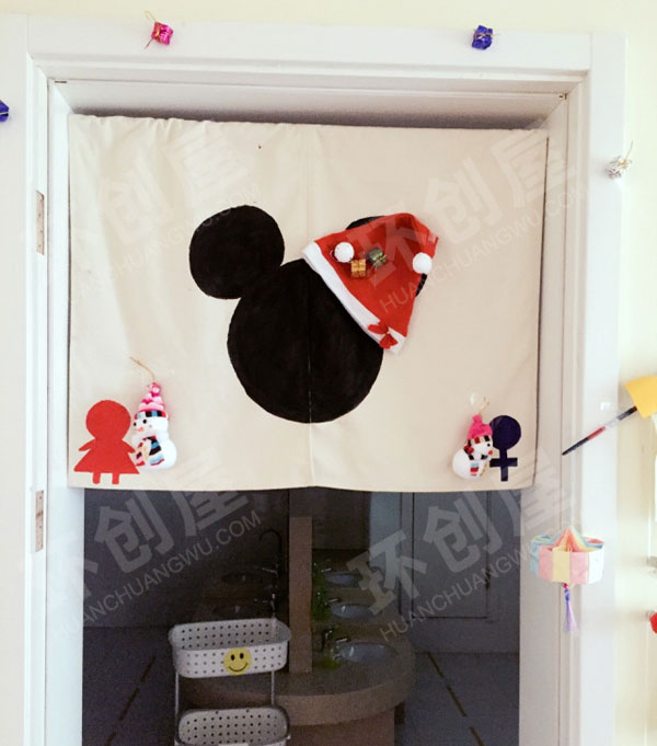 幼儿园圣诞节班级门窗装饰图片