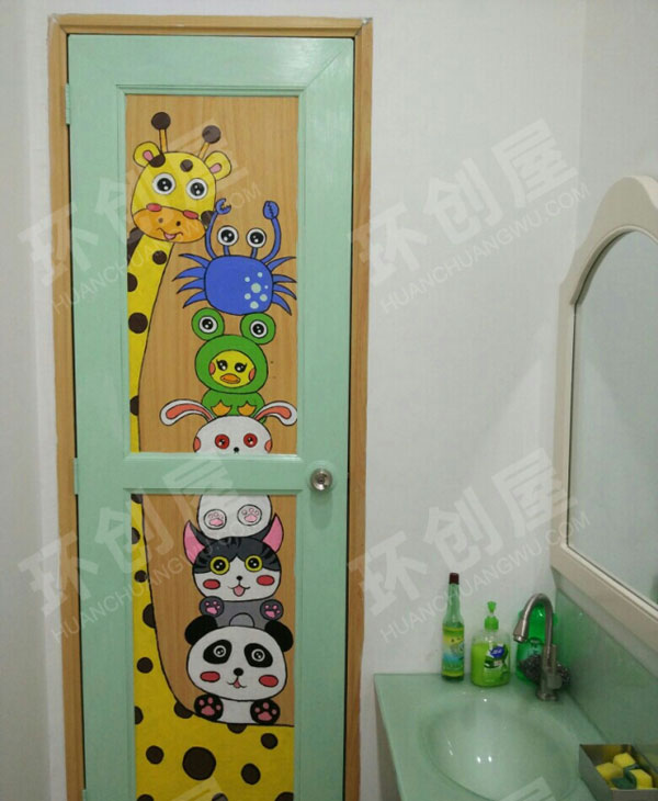 幼儿园门的装饰图片