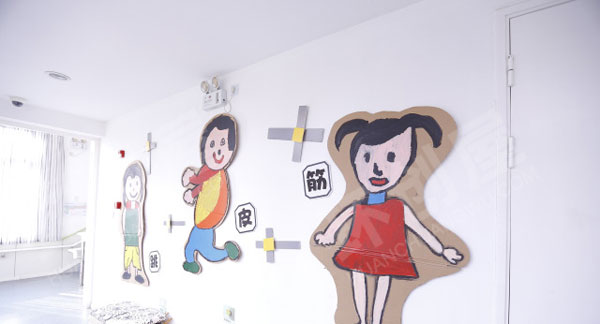 幼儿园走廊墙面设计民间游戏图片