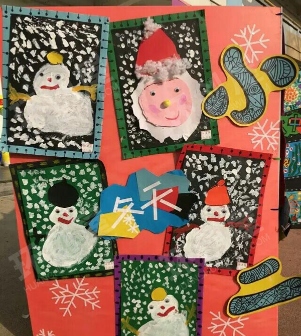 幼儿园小小画家作品展示图片