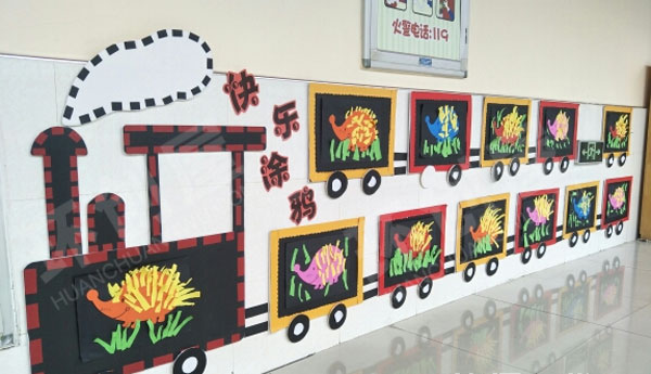 幼儿园撕贴画小刺猬作品展示图片