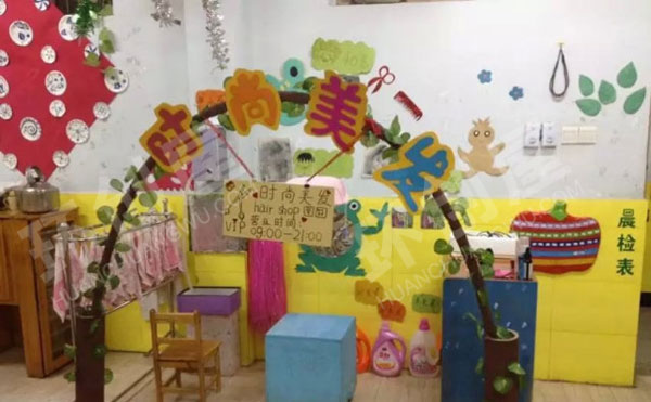 幼儿园理发店时尚美发图片