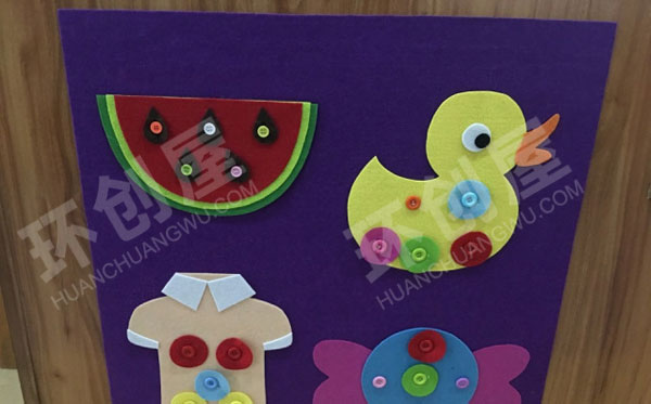 幼儿园益智区可操作墙面玩具图片