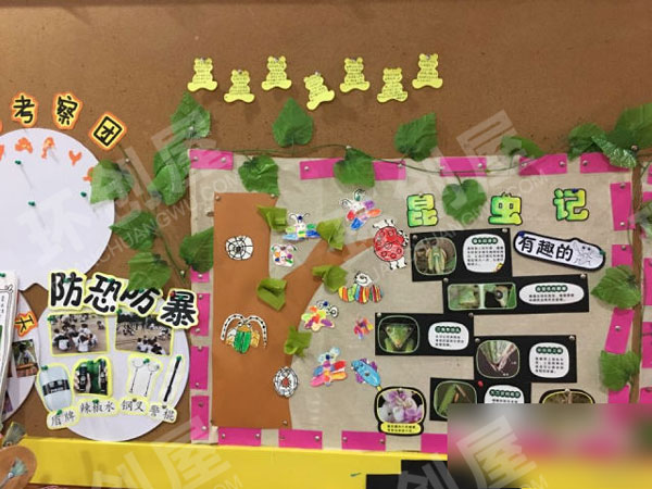 幼儿园Spring主题墙图片