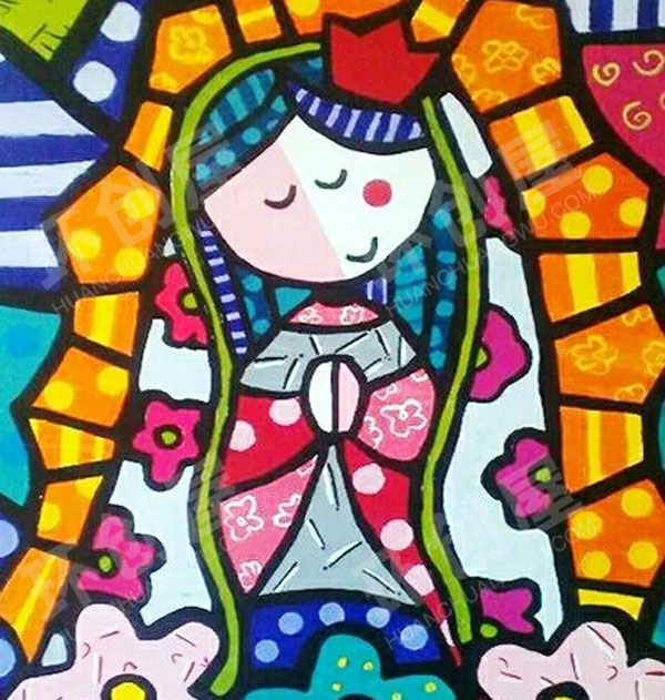 幼儿园色彩丰富绘画墙面布置图片